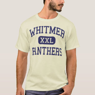 T-shirt Whitmer - panthères - lycée - Toledo Ohio