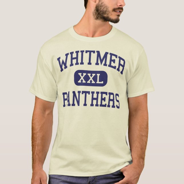 T-shirt Whitmer - panthères - lycée - Toledo Ohio (Devant)