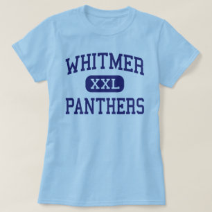 T-shirt Whitmer - panthères - lycée - Toledo Ohio
