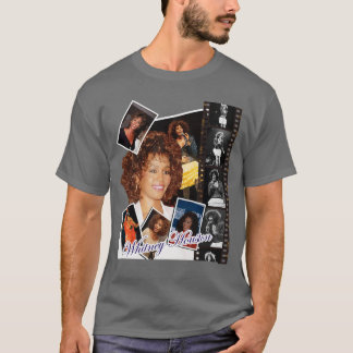 T-shirt Whitney Houston003 famille vintage