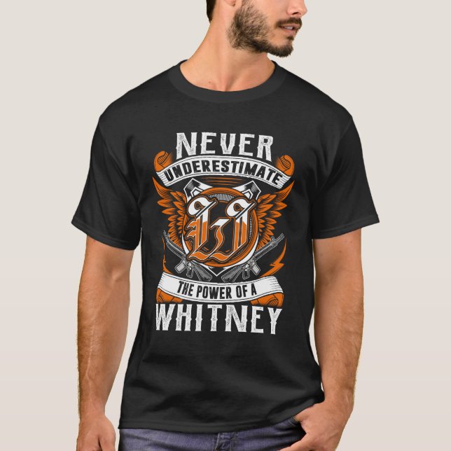 T-shirt WHITNEY - Ne jamais sous-estimer personnalisé (Devant)