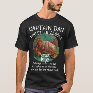 T-shirt Whittier Alaska Capitaine Dan L'Ancre