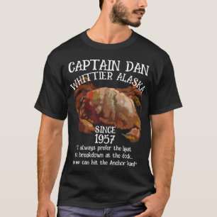 T-shirt Whittier Alaska Capitaine Dan L'Ancre
