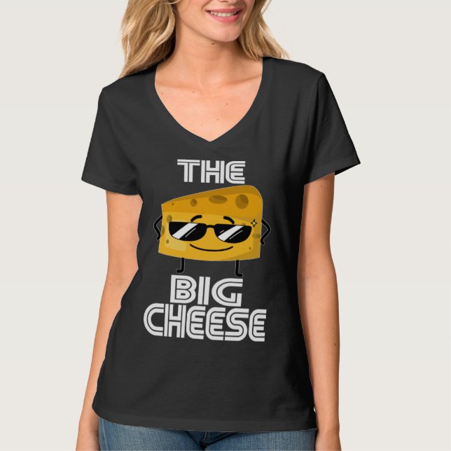 T-shirt Who s Boss Here The CEO  Sunglasses The Big Cheese (Devant)