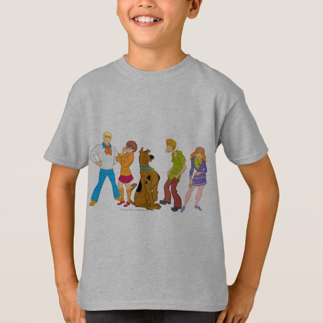 T-shirt Whole Gang 15 Mystery Inc (Devant)