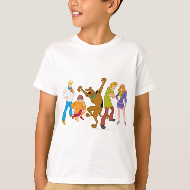 T-shirt Whole Gang 16 Mystery Inc (Devant)