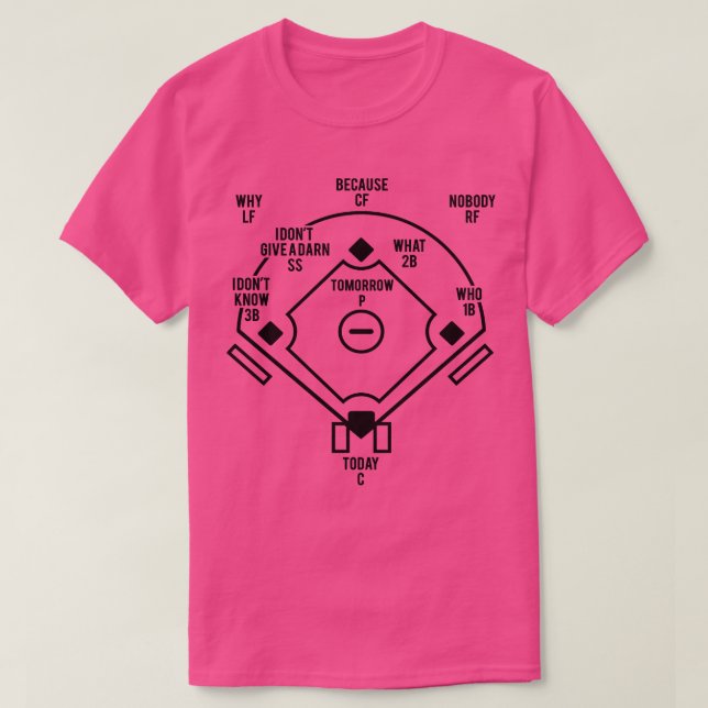 T-shirt Whoo Sur Premier Baseball Classique Abbott et Cost (Design devant)