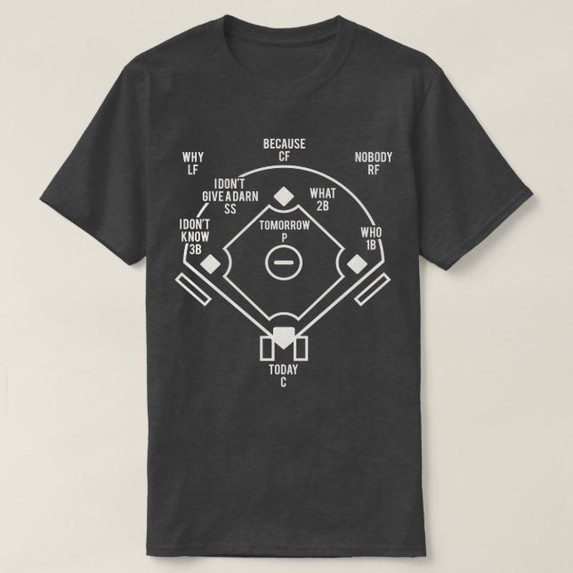T-shirt Whoo Sur Premier Baseball Classique Abbott et Cost (Design devant)