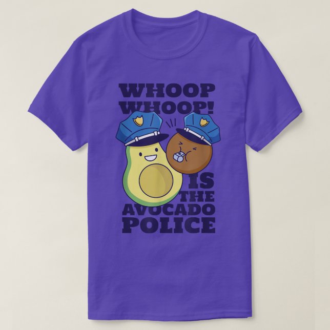 T-shirt Whoop Whoop Whop Est Un Drôle Cool De La Police D' (Design devant)