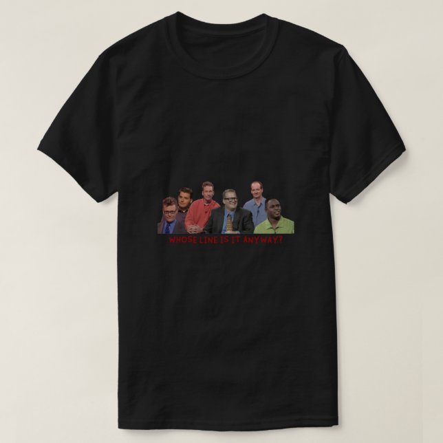 T-shirt Whose Line is it Anyway Cast! Essential (Design devant)