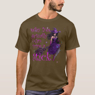 T-shirt Why Yes Actually I Can Drive a Stick Funny Hallowe