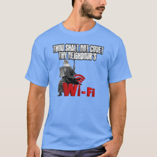 T-shirt Wi-Fi hilare