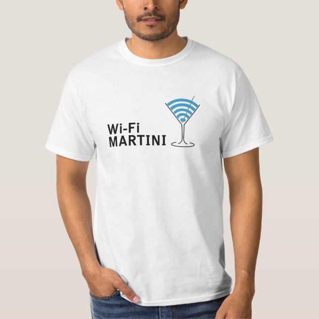 T-shirt wi-fi martini (Devant)