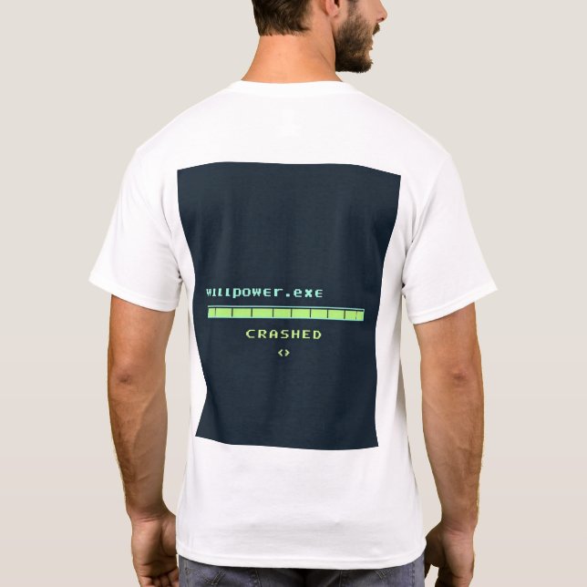 T-shirt Wi-Fi vs Willpower – Funny Tech (Dos)