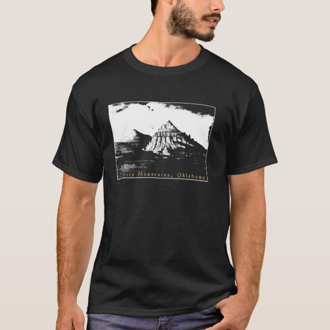 T-shirt Wichita Mountains Granite Oklahoma États-Unis (Devant)