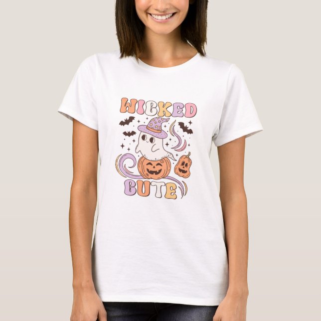 T-shirt Wicked Cute Halloween (Devant)