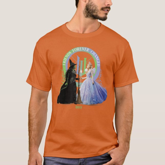 T-shirt Wicked For Good Glinda and Elphaba Friends Forever (Devant)