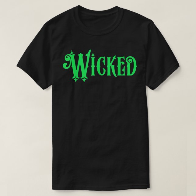 T-shirt Wicked Halloween Witch 6715 (Design devant)