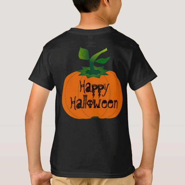 T-shirt Wicked Happy Halloween Citrouille (Dos)