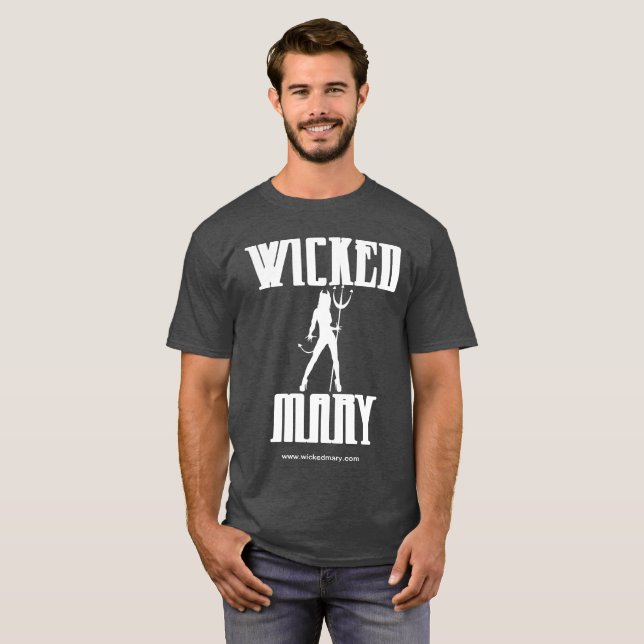 T-shirt Wicked Mary Mens (Devant entier)