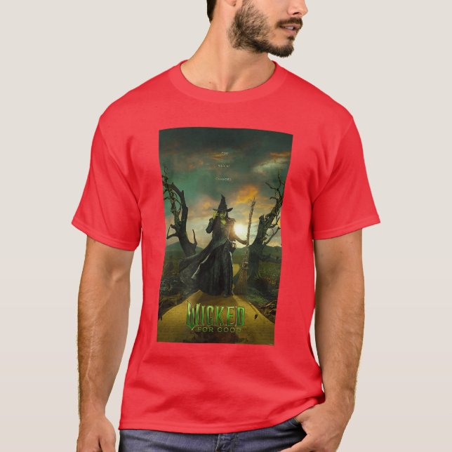 T-shirt Wicked pour de bon Elphaba Yellow Brick Road Affic (Devant)