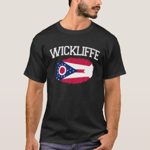 T-shirt WICKLIFFE OH OHIO Drapeau Vintage USA Sports Homme