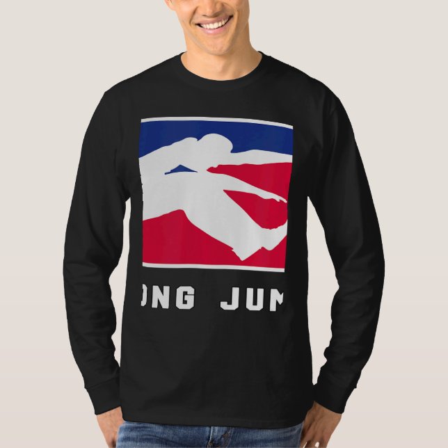 T-shirt Wide jump athletics sport long spring training (Devant)