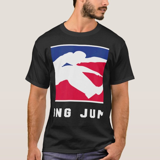 T-shirt Wide jump athletics sport long spring training (Devant)