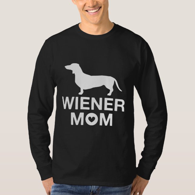 T-shirt Wiener Mom Dachshund (Devant)