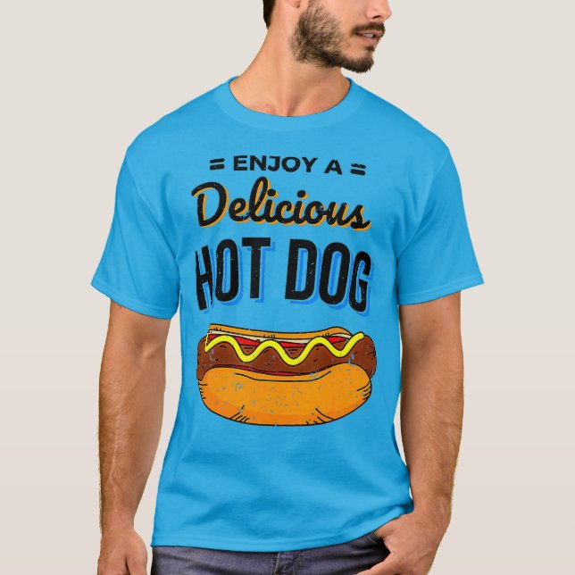T-shirt Wiener Weenie Frankfurter Profitez D'Un Délicieux  (Devant)