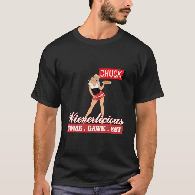 T-shirt Wienerlicious Sarah Chuck TV Essentiel (Devant)