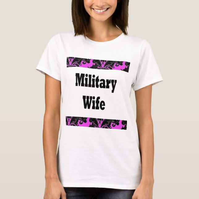 T-shirt wife2 militaire (Devant)