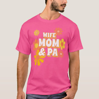 T-SHIRT WIFE MOM PA ASSISTANT PHYSICIEN CITE LA TYPOGRAPHI