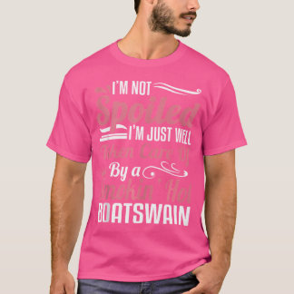 T-shirt Wife Of A Boatswain Nautical Seaman Bosun Bos'N