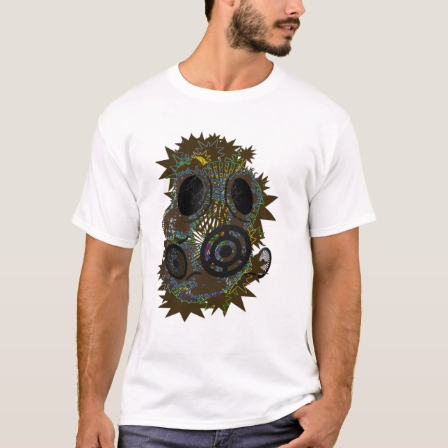 T-shirt Wifebeater micro de fibre de masque de retombées (Devant)