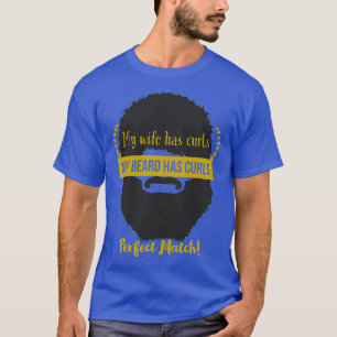 T-shirt Wifes boucles barbe boucles parfaite