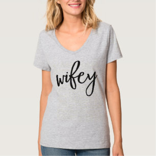 T-shirt Wifey Lune de miel