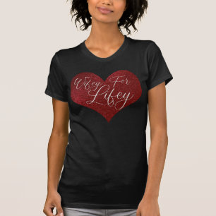 T-shirt Wifey pour Lifey Citation Parties scintillant roug