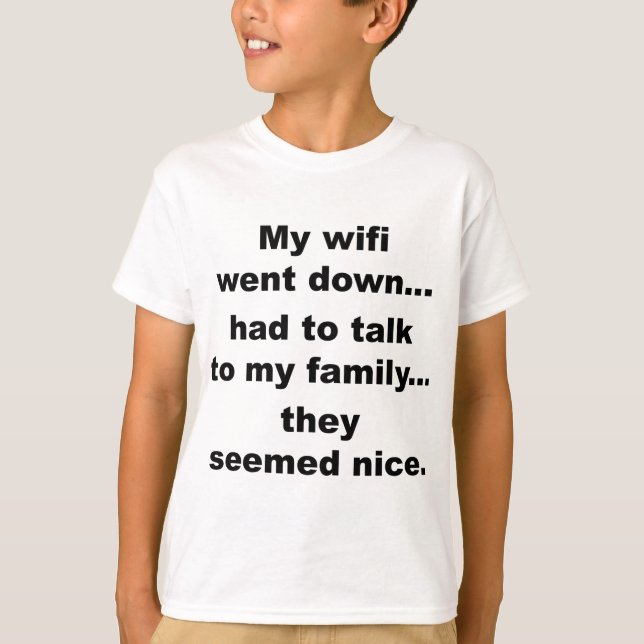 T-SHIRT WIFI VERS LE BAS ! (Devant)