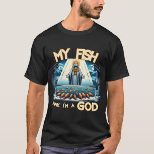 T-shirt Wiggle Potato Drôle Ranchu Poisson Rouge Mème