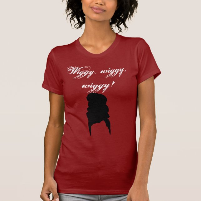 T-shirt Wiggy/no wiggy (Devant)