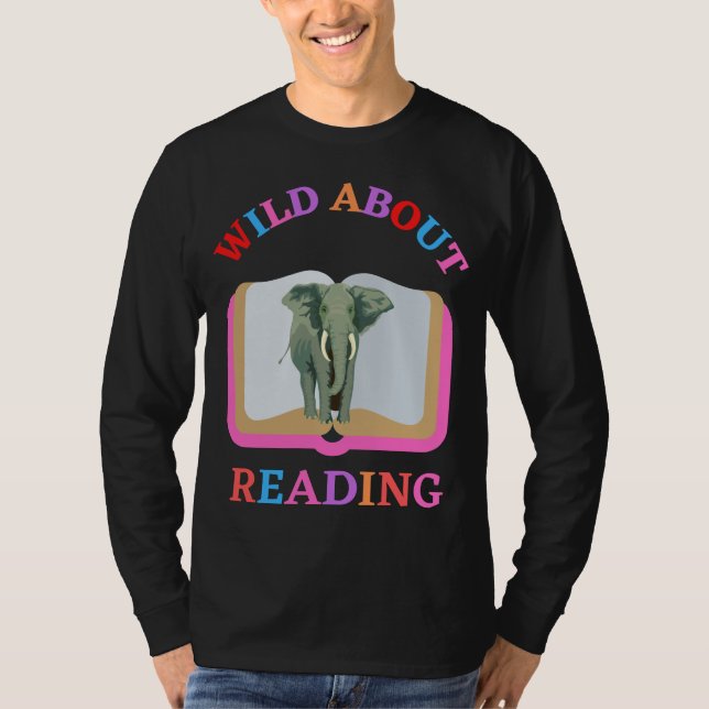 T-SHIRT WILD À PROPOS DE LA LECTURE (Devant)