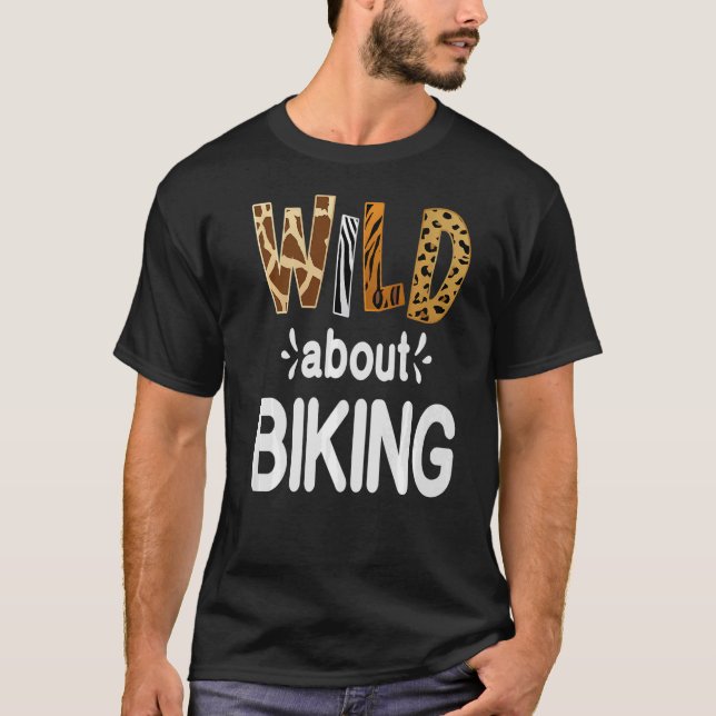 T-shirt Wild About Biking (Devant)