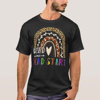 T-shirt Wild About Head Start Back To School Leopard Rainb