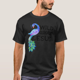 T-shirt Wild About Jesus VBS Sunday School Teacher Peacock