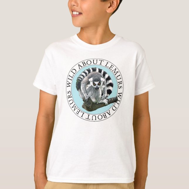 T-shirt Wild About Lemurs (Devant)