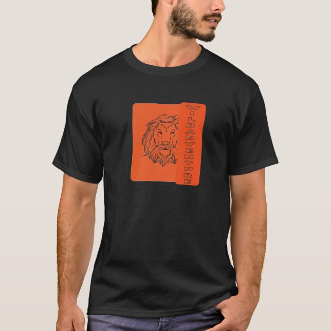T-shirt Wild Adventure Design, (Devant)