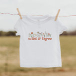 T-shirt Wild and Three Fleur sauvage Toddler<br><div class="desc">T-shirt sauvage et trois Fleurs sauvages</div>
