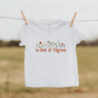 T-shirt Wild and Three Fleur sauvage Toddler