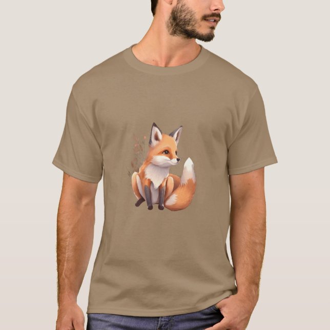 T-shirt Wild Animal Fans Cute Vulpes Animal Lover friends (Devant)